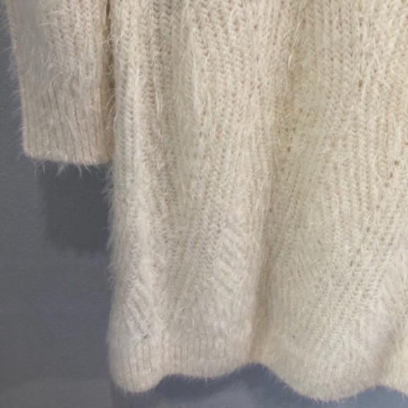 ❄️Keep Cozy!❄️ New Anthropologie Boho Wool Alpaca Eyelash Cozy Sweater Dress - Picture 6 of 13